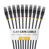 StarTech.com cable de red Slim Cat6 U/UTP RJ45, 0,5 m, negro, pack de 10