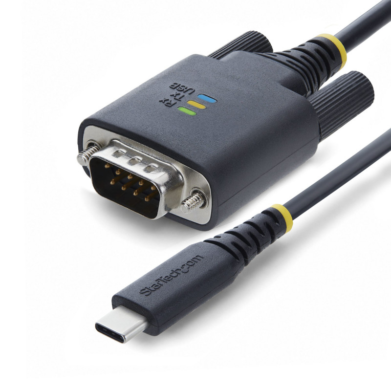 StarTech.com cable adaptador USB-C a serie RS-232, conector hembra DB9, 2 m