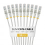 StarTech.com cable de red Slim Cat6 U/UTP RJ45, 0,5 m, gris, pack de 10