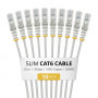 StarTech.com cable de red Slim Cat6 U/UTP RJ45, 0,25 m, gris, pack de 10