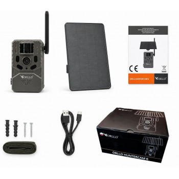 Cámara de caza Orllo Huntercam 6 SIM 4G con panel solar