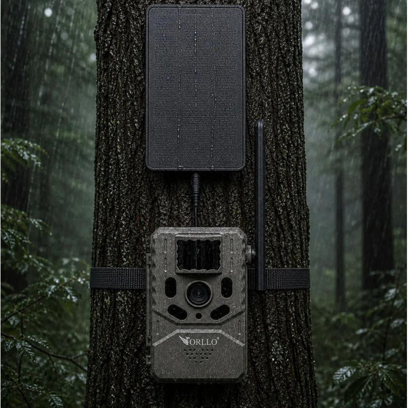 Cámara de caza Orllo Huntercam 6 SIM 4G con panel solar