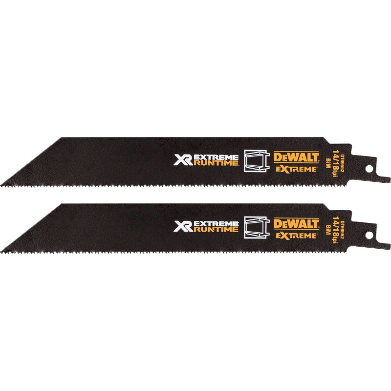 Set de hojas de sierra sable DeWalt Extreme Runtime DT99550-QZ, 13 piezas, 152-230 mm