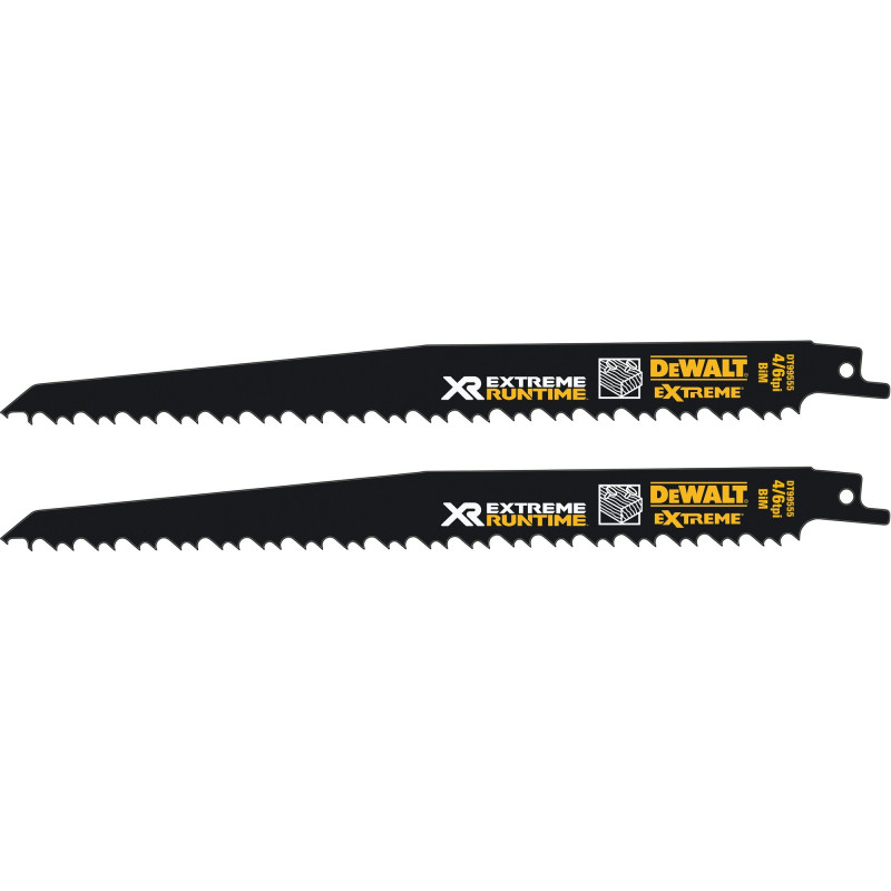 Set de hojas de sierra sable DeWalt Extreme Runtime DT99550-QZ, 13 piezas, 152-230 mm