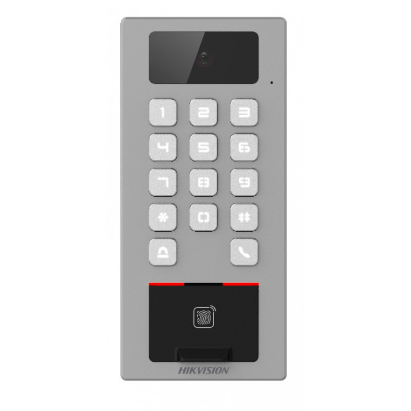 Terminal de control de accesos Hikvision DS-K1T502DBFWX-C