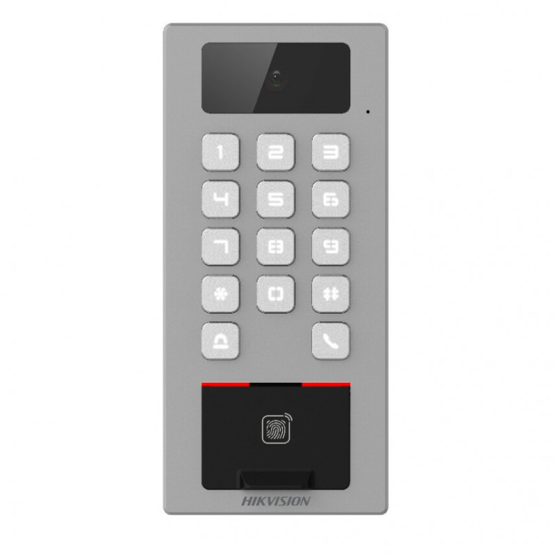 Terminal de control de accesos Hikvision DS-K1T502DBFWX-C