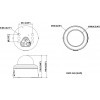 Cámara IP domo Hikvision DS-2CD2746G3-IPTRZSY 4 MP, 2,8-12 mm, negra