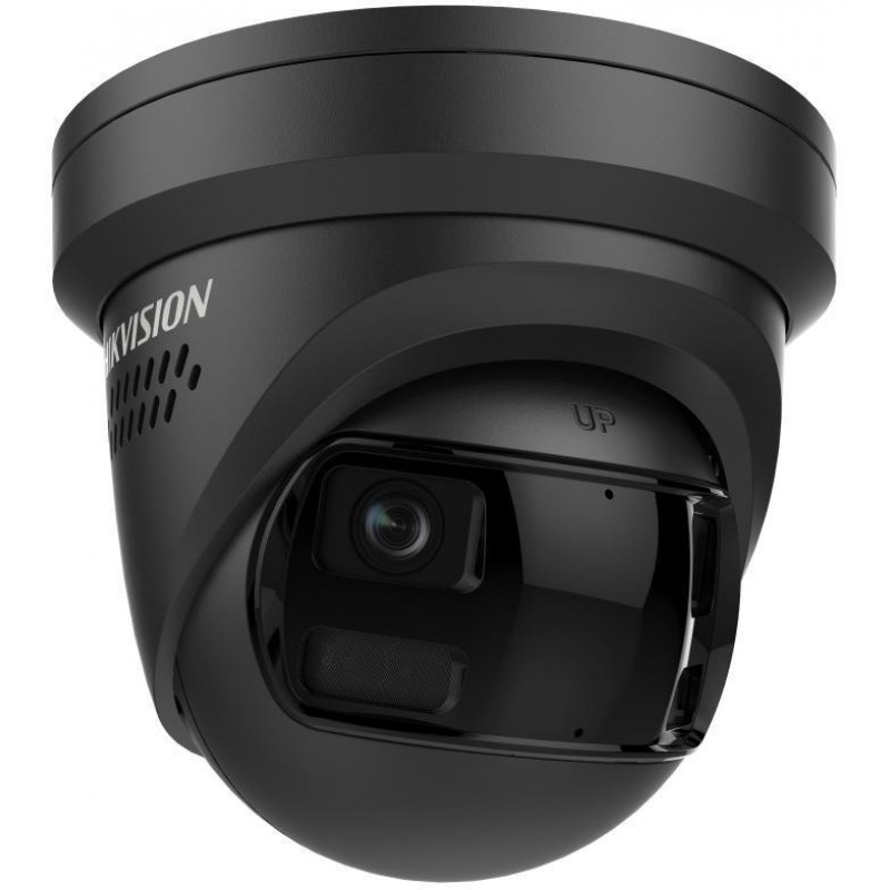 Cámara IP domo panorámica Hikvision DS-2CD2383G2P-LISU/SL 8 MP, 180°, negra