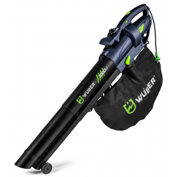Wuber W43420 Soplador de Hojas Eléctrico con Triturador, 3000 W, 10:1