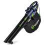 Wuber W43420 Soplador de Hojas Eléctrico con Triturador, 3000 W, 10:1