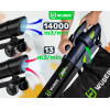 Wuber W43420 Soplador de Hojas Eléctrico con Triturador, 3000 W, 10:1