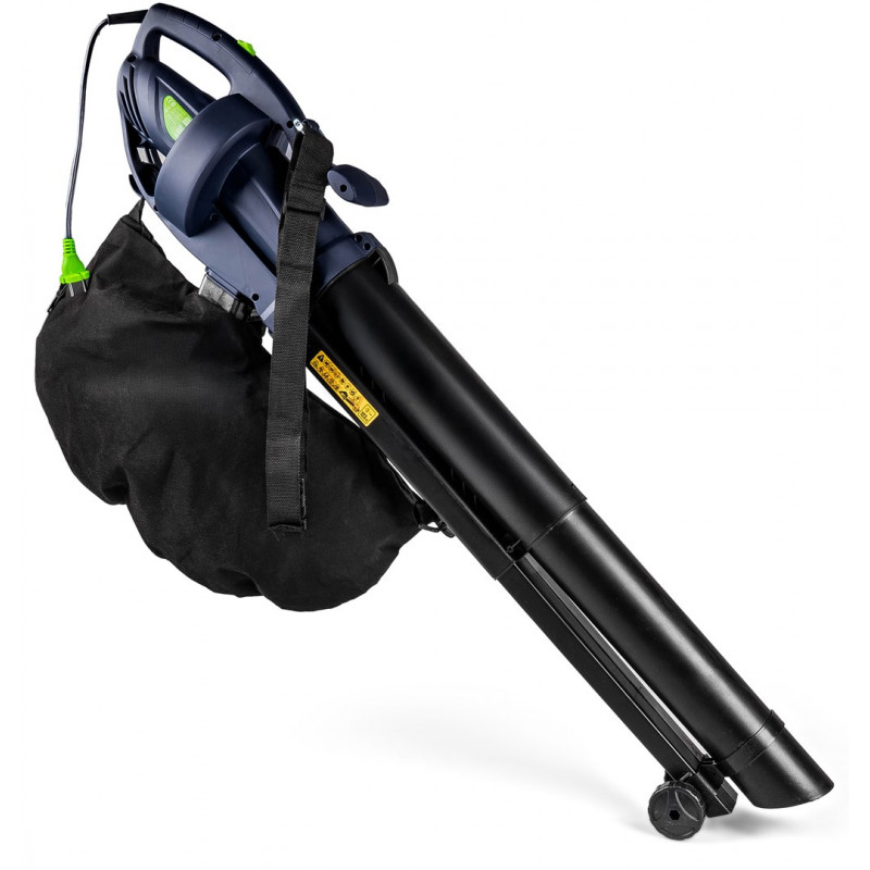 Wuber W43420 Soplador de Hojas Eléctrico con Triturador, 3000 W, 10:1