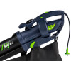Wuber W43420 Soplador de Hojas Eléctrico con Triturador, 3000 W, 10:1