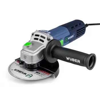 Wuber W27477 Amoladora Angular, 125 mm, 850 W, con 10 Discos