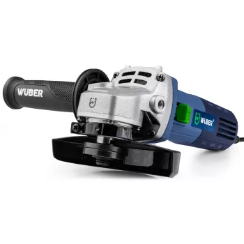 Wuber W27477 Amoladora Angular, 125 mm, 850 W, con 10 Discos