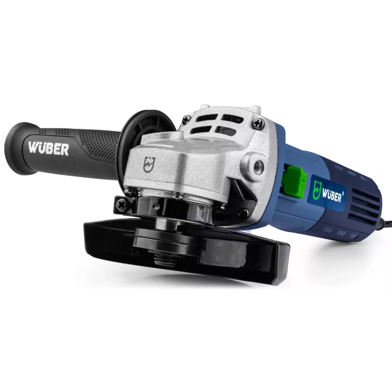 Wuber W27477 Amoladora Angular, 125 mm, 850 W, con 10 Discos