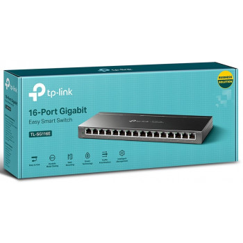 TP-Link TL-SG116E Switch Gigabit Easy Smart de 16 Puertos, V2.4