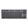 Lenovo Teclado Mecánico Inalámbrico Multi-Mode 8000, Distribución Alemana, Gris