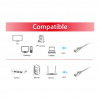 Equip Cable de red Cat6a S/FTP RJ45, 35 m, gris, LSZH