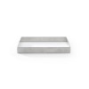 De Buyer Molde cuadrado perforado para tarta de acero inoxidable, 17,5 cm (3099.23)