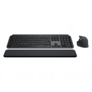 Logitech MX Keys S Combo Conjunto inalámbrico de teclado y ratón, distribución italiana, grafito