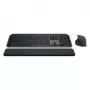 Logitech MX Keys S Combo Conjunto inalámbrico de teclado y ratón, distribución italiana, grafito