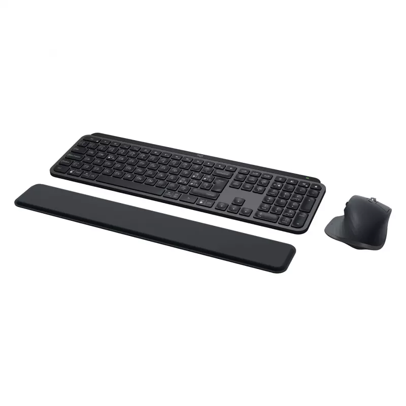 Logitech MX Keys S Combo Conjunto inalámbrico de teclado y ratón, distribución italiana, grafito