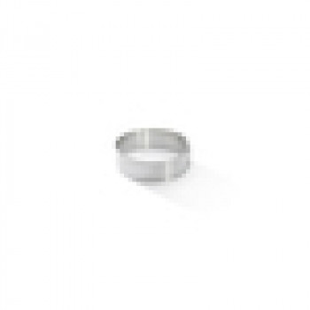 De Buyer Anillo redondo perforado para tarta de acero inoxidable, 6,5 cm (3099.02)