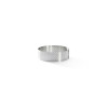 De Buyer Anillo redondo perforado para tarta de acero inoxidable, 6,5 cm (3099.02)