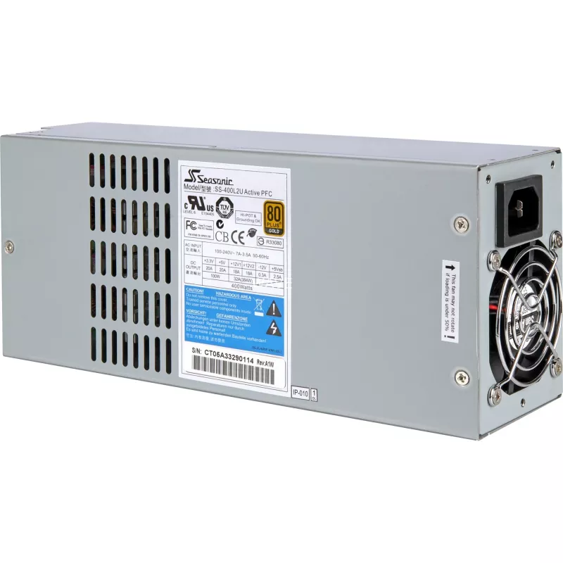 Seasonic SS-400L2U Fuente de alimentación para servidor rackmount 2U 400W (ATX12V / EPS12V)