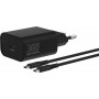 4smarts VoltPlug Cargador de pared PD 30W, 1x USB-C, con cable USB-C 1,5 m, negro