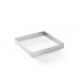 De Buyer Molde cuadrado perforado para tarta de acero inoxidable, 7 cm (3099.19)