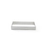 De Buyer Molde cuadrado perforado para tarta de acero inoxidable, 7 cm (3099.19)