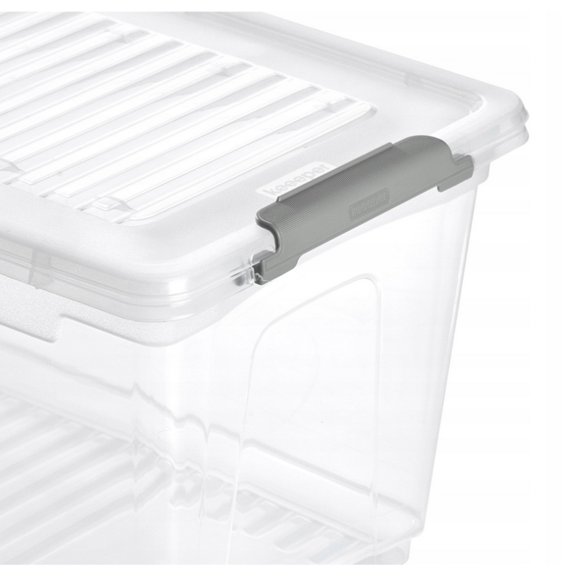 keeeper Leonie Clip-Box con tapa, 5,4 L, transparente (1115700100000)