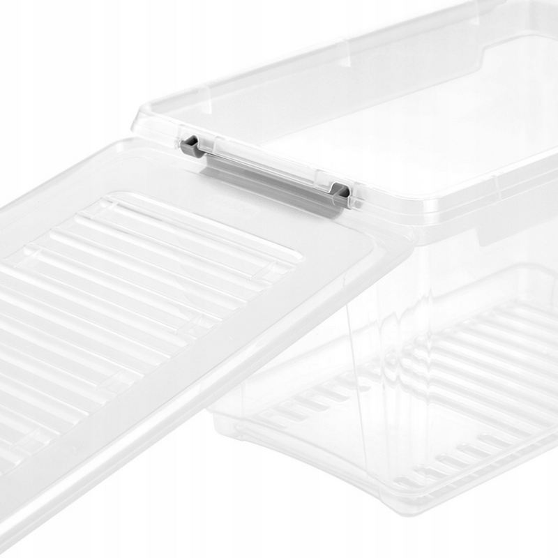keeeper Leonie Clip-Box con tapa, 5,4 L, transparente (1115700100000)