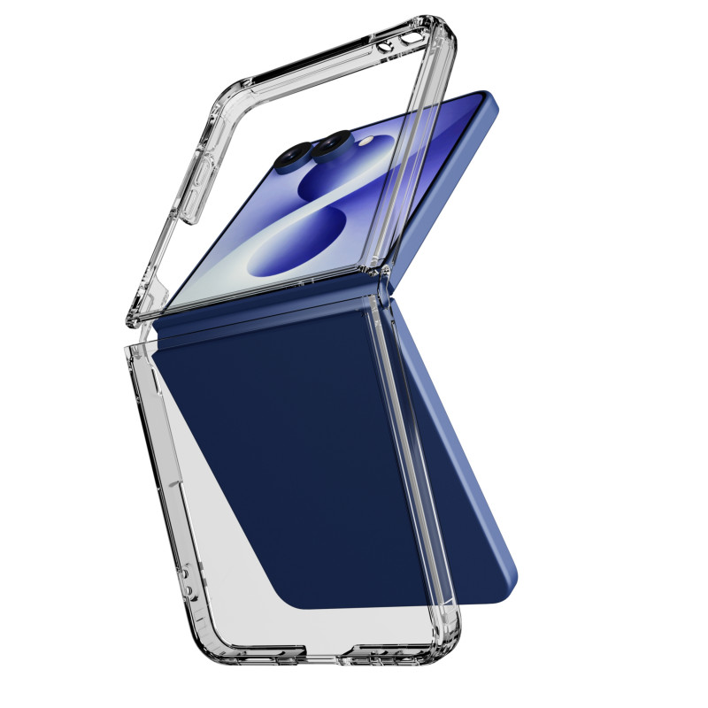 Cellularline funda Impact Clear para Samsung Z Flip 8