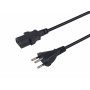 Equip cable de alimentación Swiss T12 a IEC C13, 1,8 m, negro, PVC