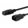 Equip cable de alimentación IEC C13 a IEC C14, 1,5 m, negro
