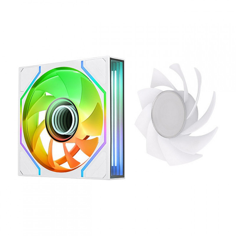 Thermaltake SWAFAN 120 EX INFINITY ARGB Sync Snow ventilador de caja 120 mm, blanco