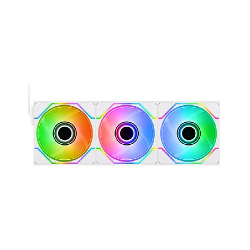 Thermaltake SWAFAN INFINITY EX14 ARGB Sync ventilador de caja 140 mm, blanco, pack de 3