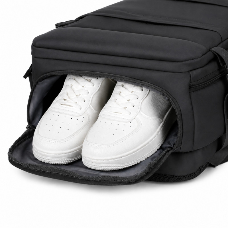 Extralink Black Forest KM06 mochila portátil de viaje 45x20x30 cm, negra
