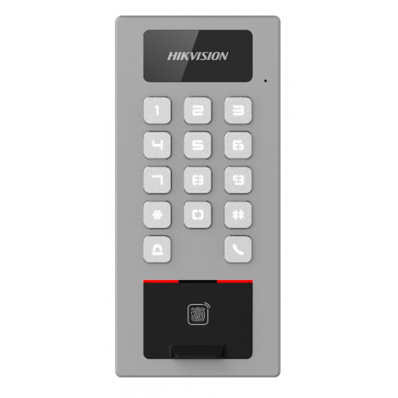 Hikvision DS-K1T502DBFWX Lector de control de accesos gris
