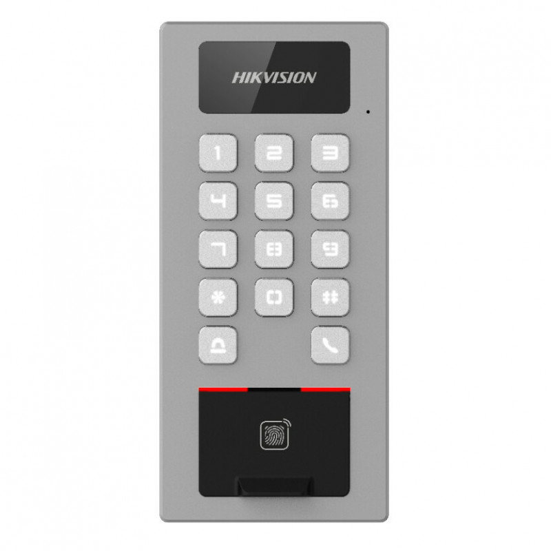 Hikvision DS-K1T502DBFWX Lector de control de accesos gris