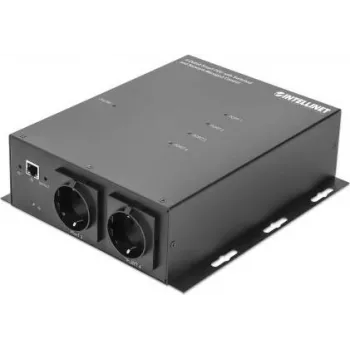 Intellinet PDU inteligente conmutada de 4 tomas con gestión de red (716673)