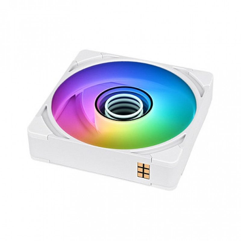 Thermaltake CT140 EX INFINITY ARGB Sync Ventilador de carcasa 140 mm, blanco nieve, pack de 3