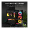 Corsair 2800X RS-R ARGB Caja de ordenador Micro-ATX con cristal panorámico, negra