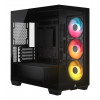 Corsair 2800X RS-R ARGB Caja de ordenador Micro-ATX con cristal panorámico, negra