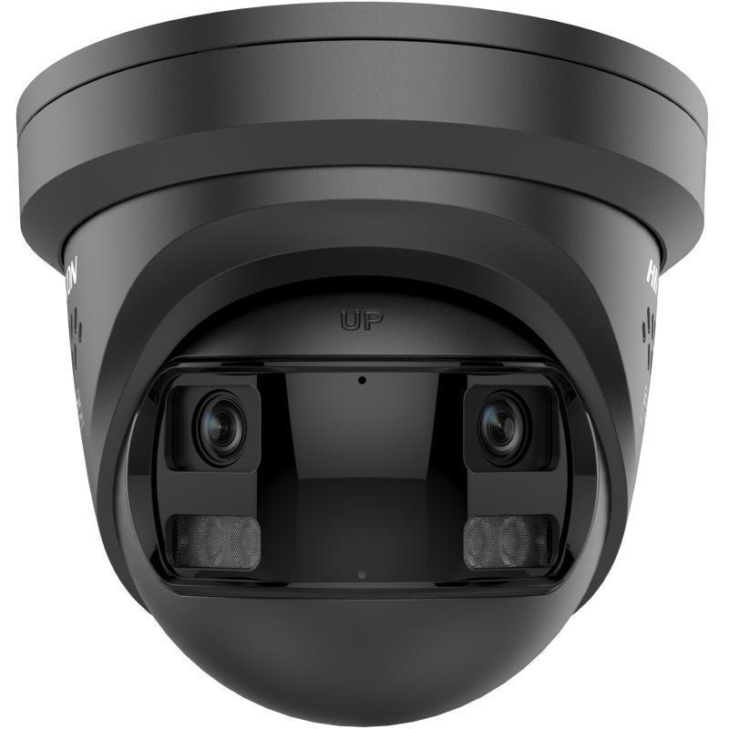 Hikvision DS-2CD2343G2P-LISU/SL Cámara IP domo panorámica 180° 4MP, negra