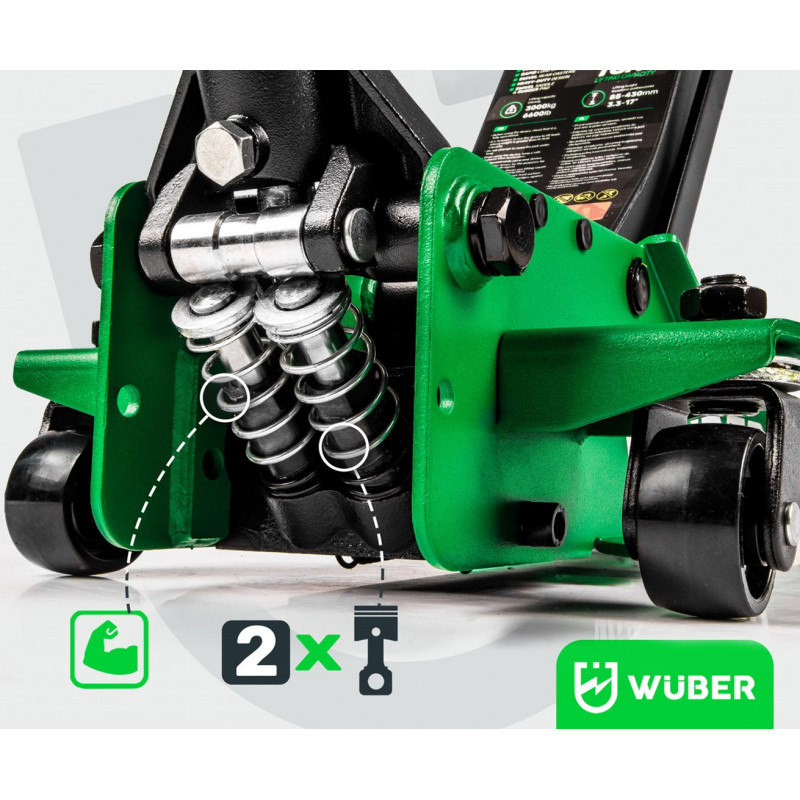 WUBER W22022 gato de tijera 3T, 85-430 mm