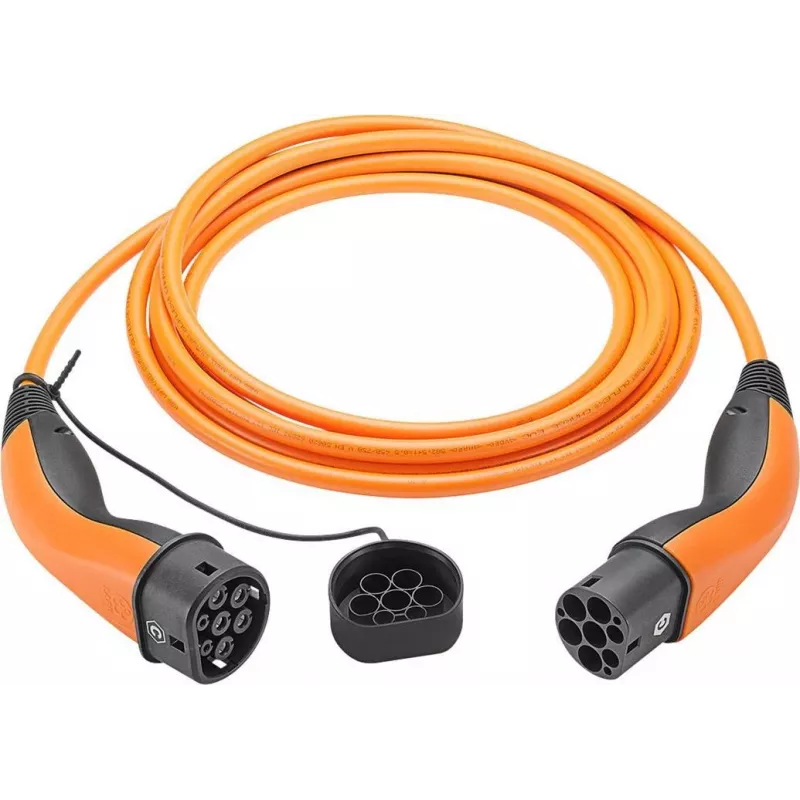 LAPP MOBILITY cable de carga Type 2, hasta 11 kW, 5 m, Naranja (61785)